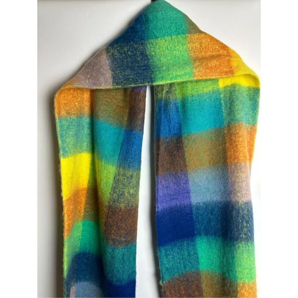 Multi color oversized scarf